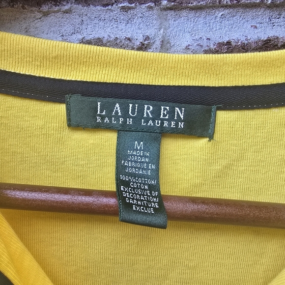 Ralph Lauren Women's Yellow Casual Top - Picture 3 of 8